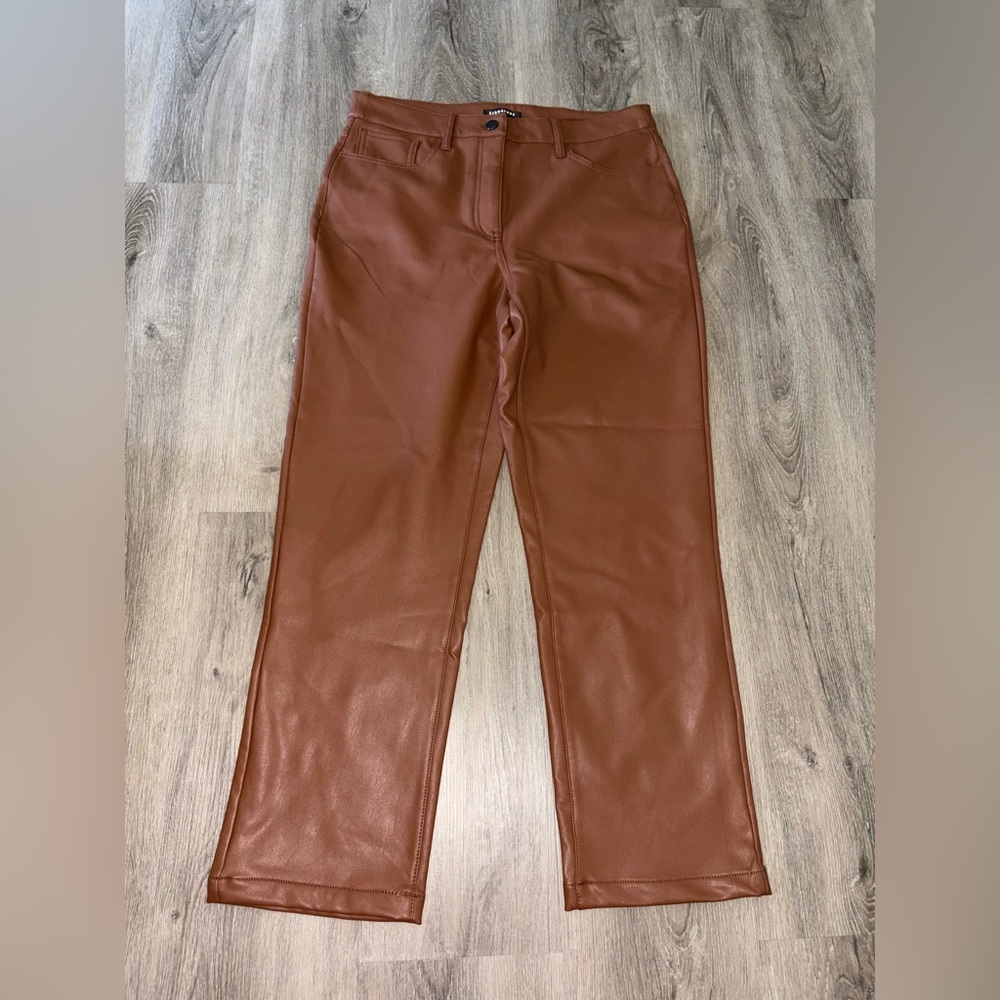 Reitmans • Brown Pleather Pants